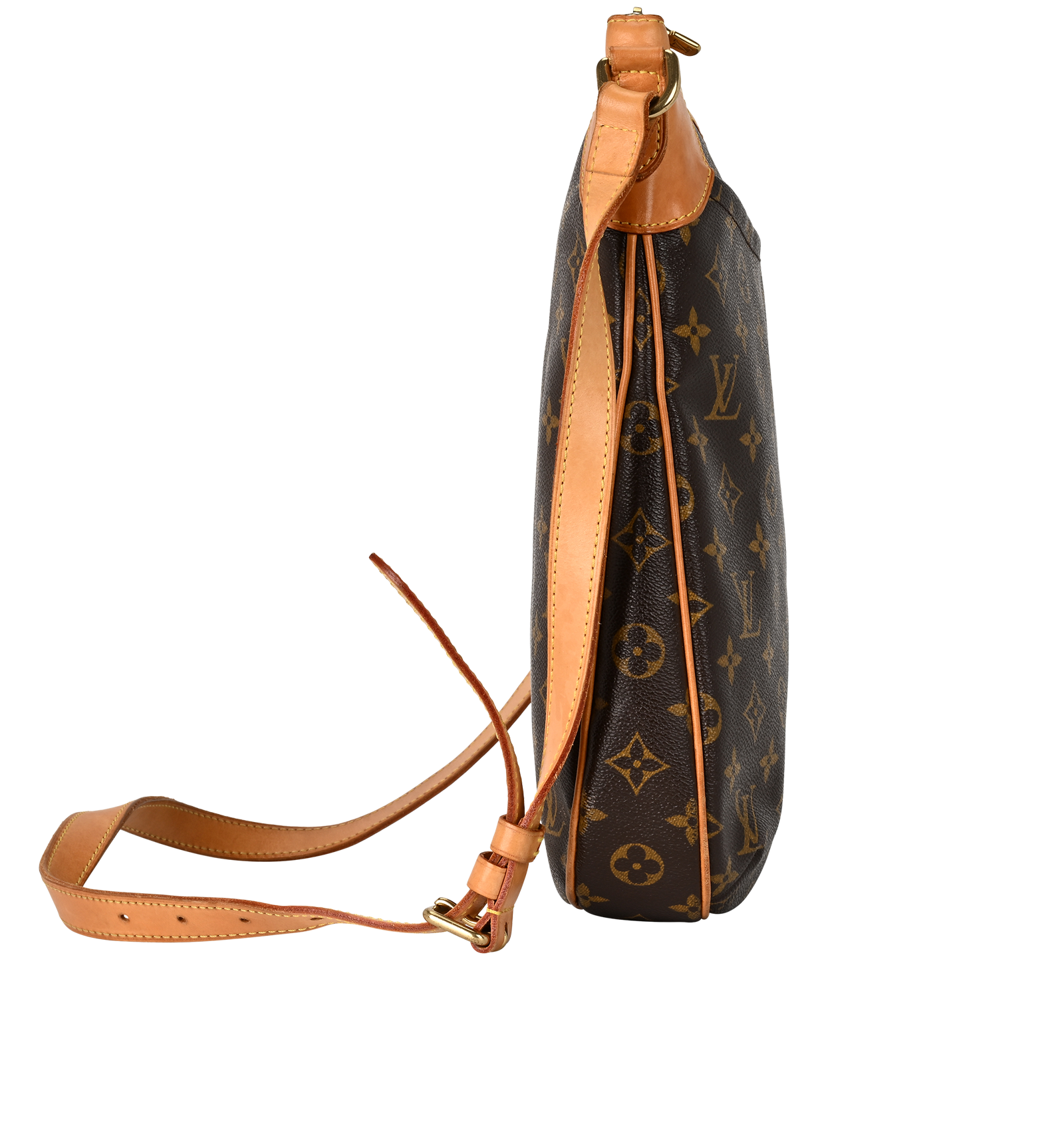 Odeon PM, &pound;695, Handbags, Brown, Canvas, Side view